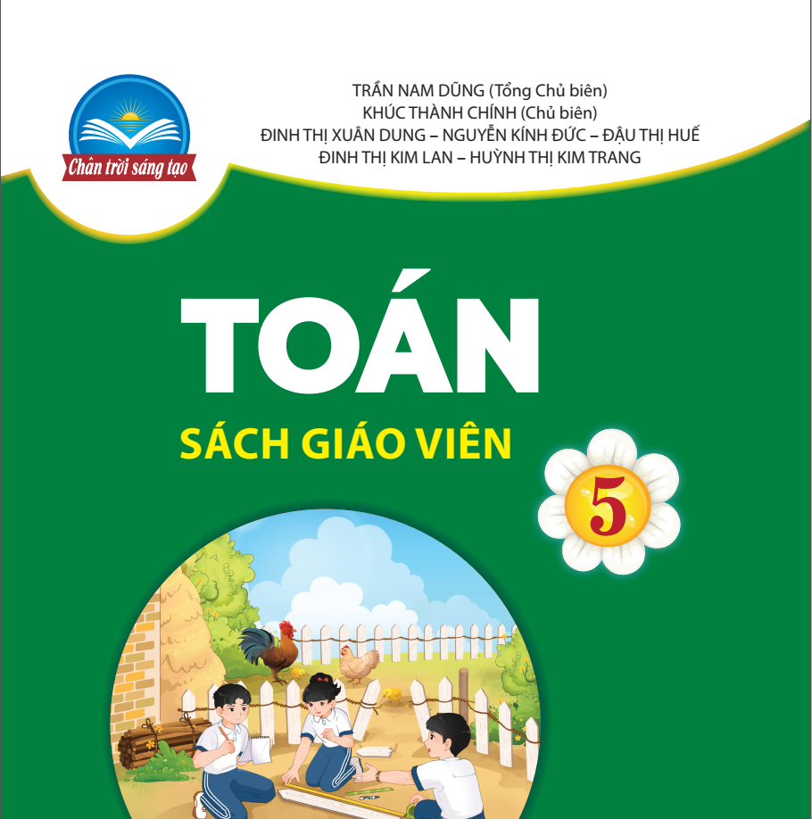 SÁCH GIÁO VIÊN TOÁN 5 CHÂN TRỜI SÁNG TẠO Miễn phí